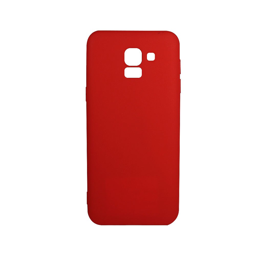 Husa Silicon Silky pentru Samsung Galaxy J6 2018, Rosu