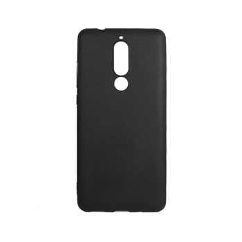 Husa Silicon Lemontti Silky pentru Nokia 5.1 / Nokia 5 2018, Negru Husa Silicon Lemontti Silky pentru Nokia 5.1 / Nokia 5 2018, Negru