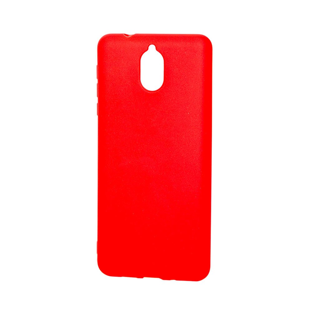 Husa Silicon Procell Silky pentru Nokia 3.1 / 3 2018, Rosu