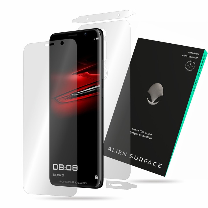 Alien Surface, Huawei Mate RS Porsche Design, képernyővédő fólia, hátsó, oldal
