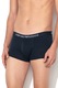 Emporio Armani Underwear, Боксерки с лого на талията, 3 чифта, Черен / Светлосив меланж, XL