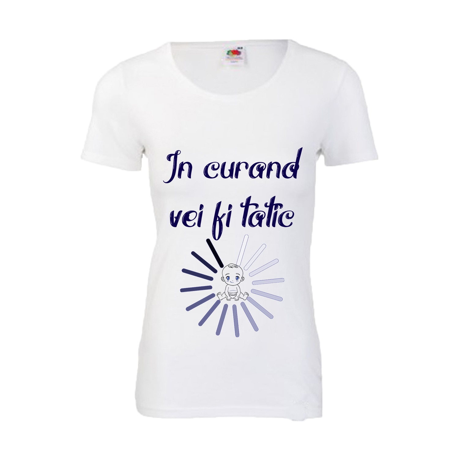Tricou dama curand tatic alb S
