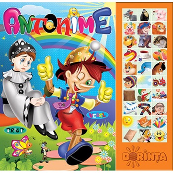Carte cu sunete - Antonime - Editura Dorinta Carte cu sunete - Antonime - Editura Dorinta