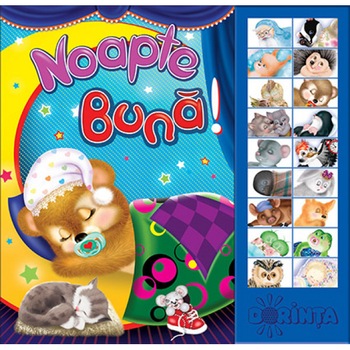 Carte cu sunete - Noapte buna! - Editura Dorinta Carte cu sunete - Noapte buna! - Editura Dorinta