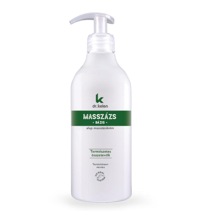 Crema pentru masaj neutra Bazis, actiune hidratanta si revitalizanta, DrKelen, 500 ml