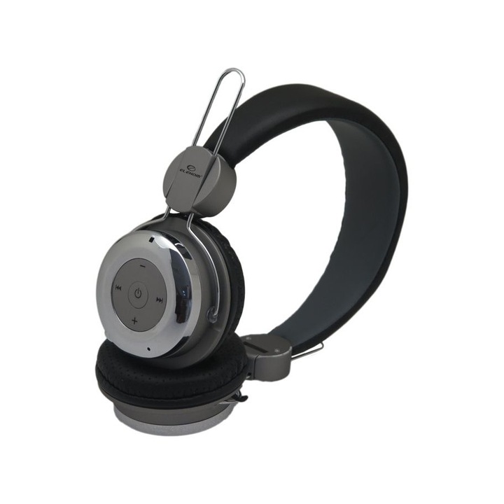 Elekom EK-1008 vezeték nélküli bluetooth fejhallgató, Bluetooth, Szürke