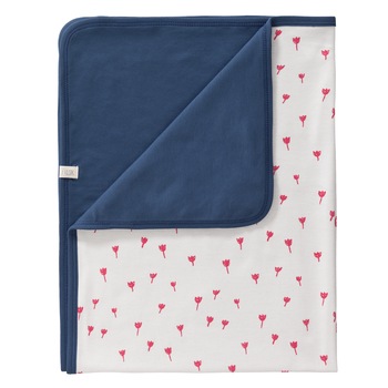 Paturica bumbac organic, Fresk, Tulip red Paturica bumbac organic, Fresk, Tulip red