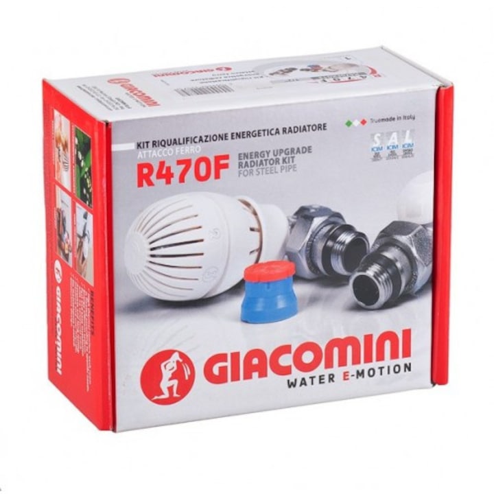 Set robinet termostat Giacomini R470F, 1/2