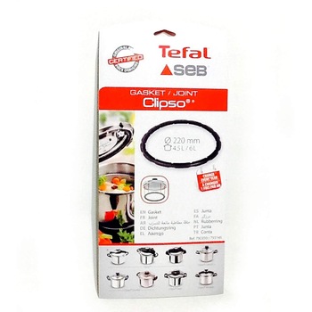 Garnitura silicon Tefal pentru oala sub presiune 22 cm Tefal Clipso Garnitura silicon Tefal pentru oala sub presiune 22 cm Tefal Clipso