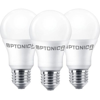 Set 3 becuri LED 12W (75W), OptonicaLED, E27, lumina rece, 6000K, 1055lumeni Set 3 becuri LED 12W (75W), OptonicaLED, E27, lumina rece, 6000K, 1055lumeni