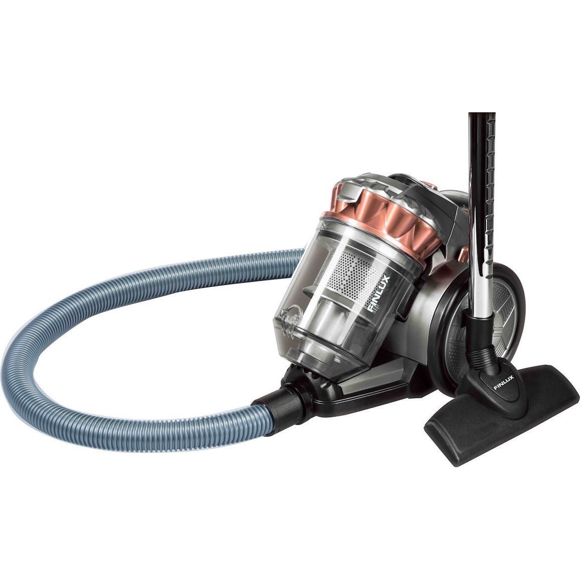 Aspirator fara sac Finlux FCH-2626M, 900W, 3 l, Filtru Hepa, Gri
