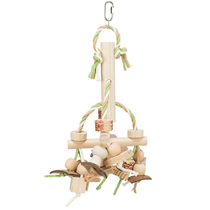 Jucarie Trixie Lemn 31 cm Pentru Pasari 58963