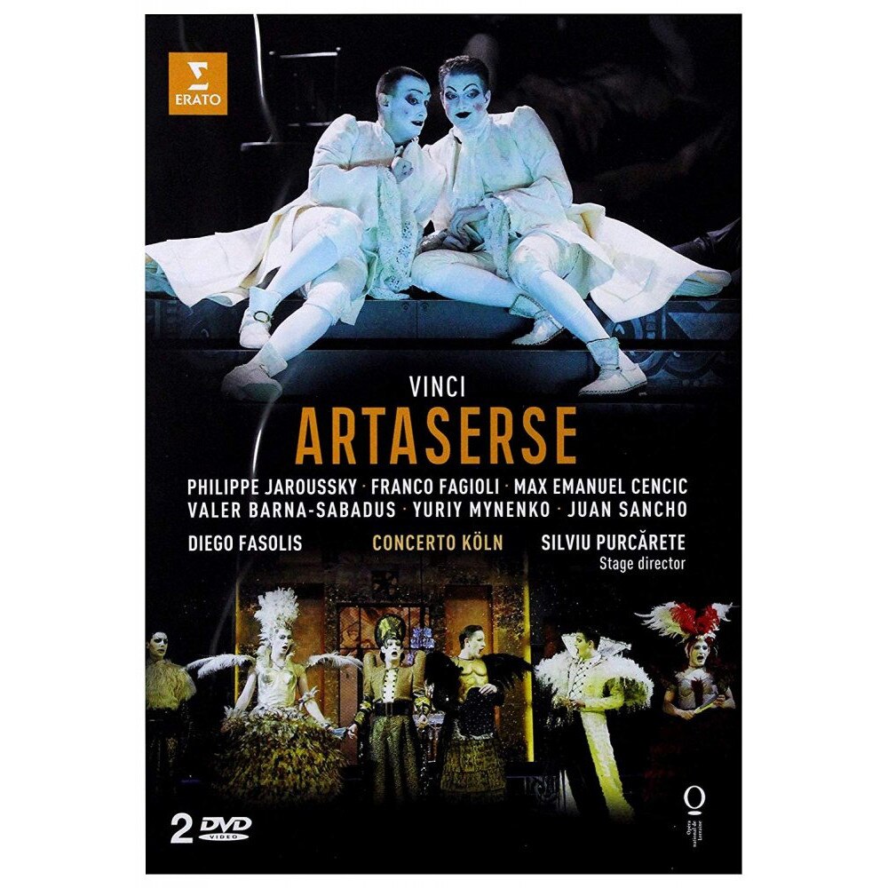 Philippe Jaroussky,Franco Fagioli,Max Emanuel Cencic,Valer Barna-Sabadus,Zuriz Mynenko,Concerto Koln,Diego Fasolis,Silviu Purcarete - Vinci:Artaserse (2DVD)
