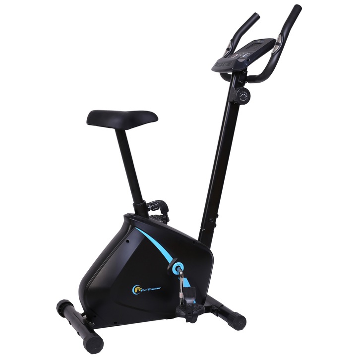 Bicicleta magnetica FitTronic® 510B, cu display nou ce afiseaza mai multe functii in acelasi timp