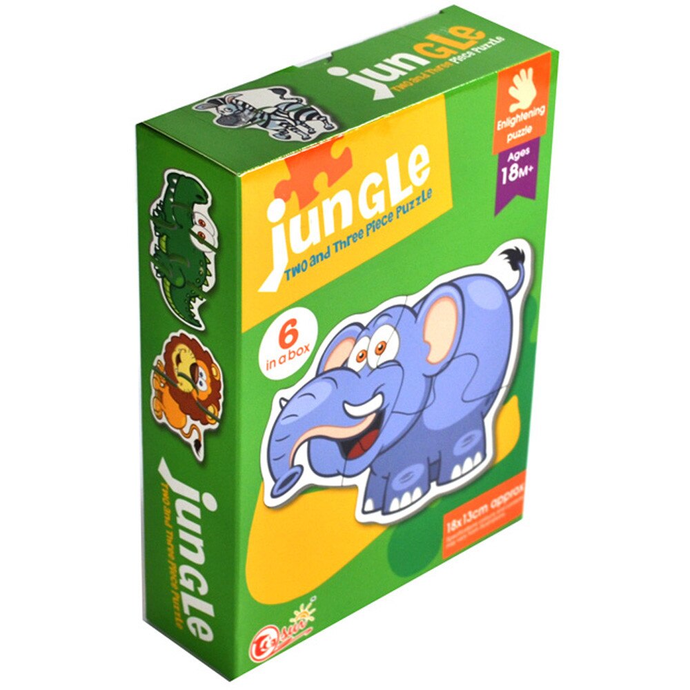 Puzzle cu animale din Jungla