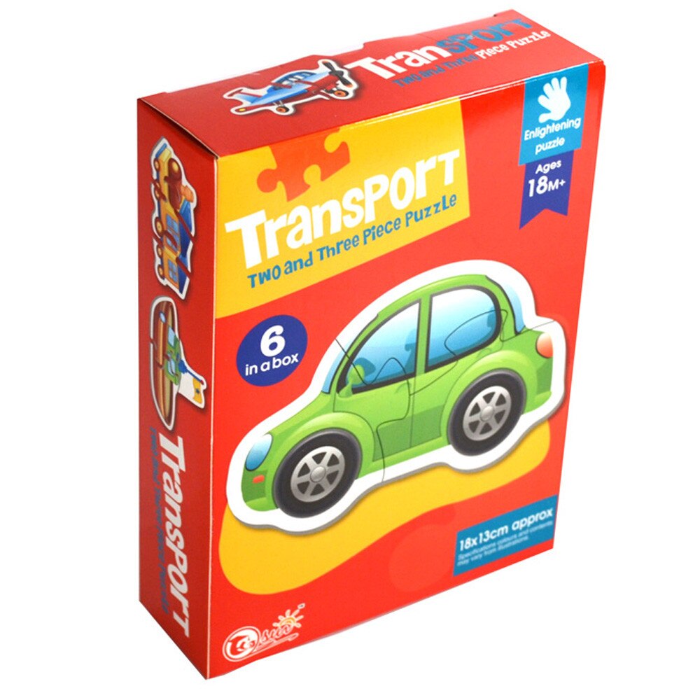 Puzzle cu vehicule de transport