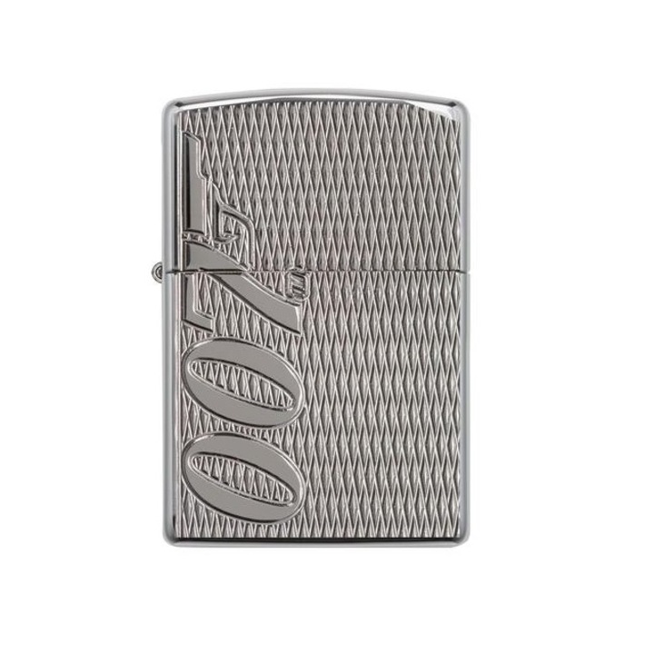 Bricheta Zippo James Bond Engraved 007 Armor