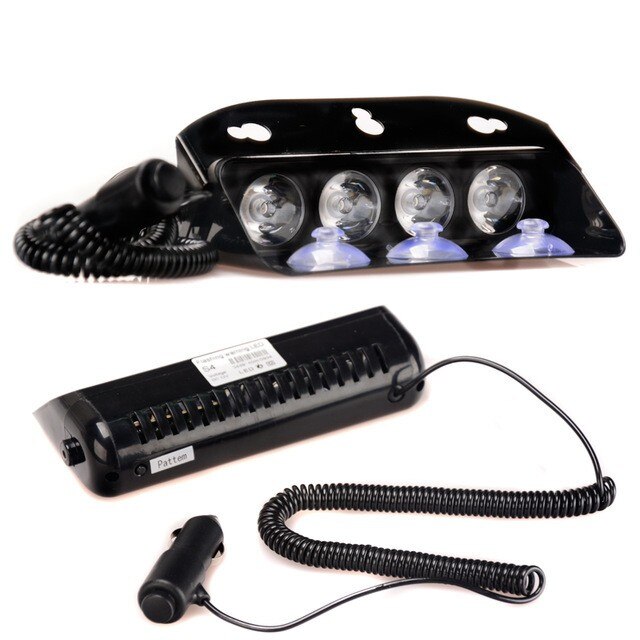 Lampa LED EVO parbriz stoboscopica profesionala 12V portocalie