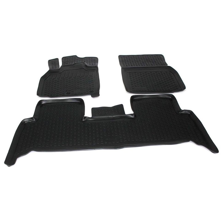 Covoare cauciuc stil tavita Volvo XC60 2008-> ( EVO, A10 ) set 4buc + acoperire tunel spate