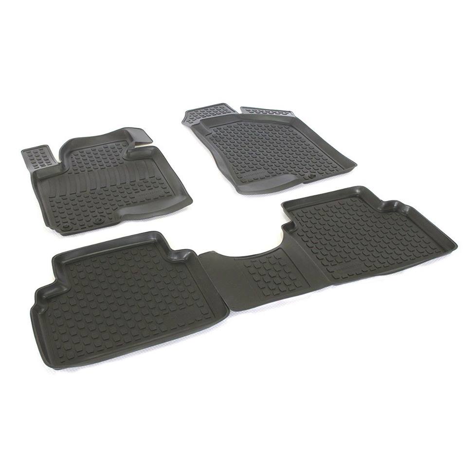 Covoare cauciuc stil tavita BMW Seria 7 F01 2008-2015 ( EVO, A10 ) (set 4 buc)