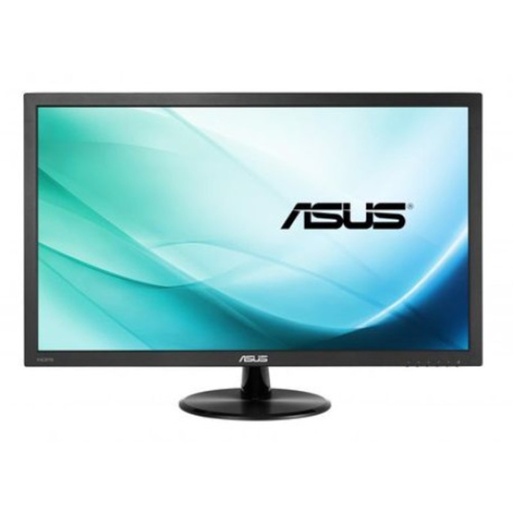 Monitor 21.5" ASUS LED VP228H, 1920x 1080, TN, 1 ms, 250 cd/mp, 100M:1, 170/160, Flicker free,