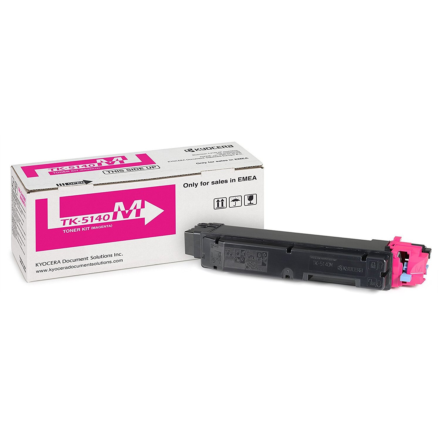 Cartus Toner Original Kyocera TK5140M, 5000pagini, Magenta, pentru imprimante Kyocera Ecosys P6130CDN, Kyocera Ecosys M6030CDN, Kyocera Ecosys M6530CDN