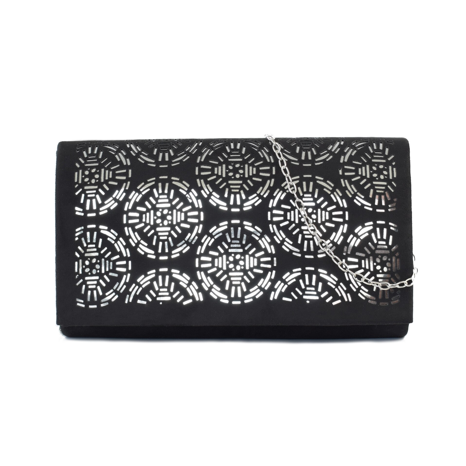 Geanta dama tip clutch Anna Neagra Sassy