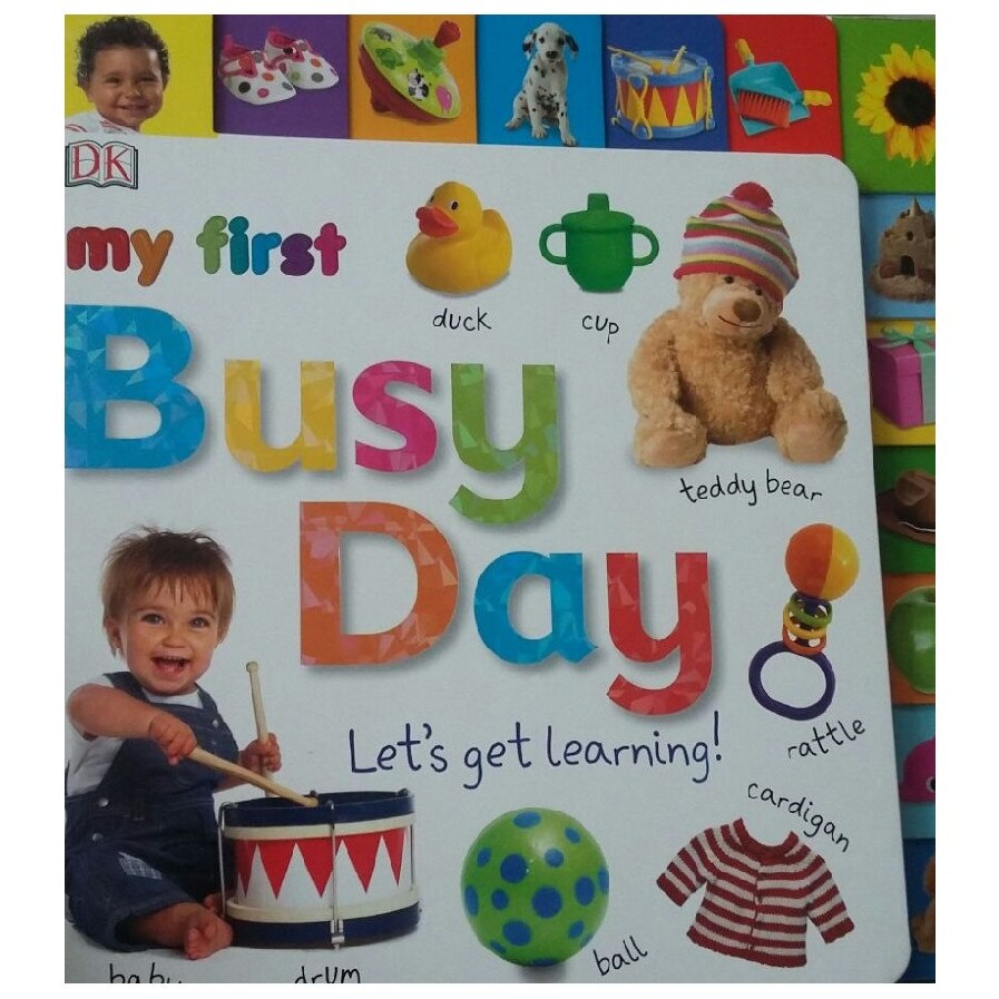 Primele cuvinte in limba engleza. O zi aglomerata. My first Busy day (Let’s look and learn!)