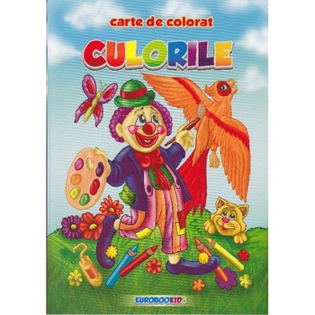 Culorile - Carte de colorat Culorile - Carte de colorat