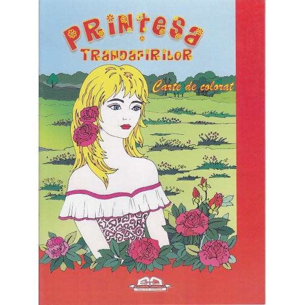 Printesa trandafirilor - Carte de colorat