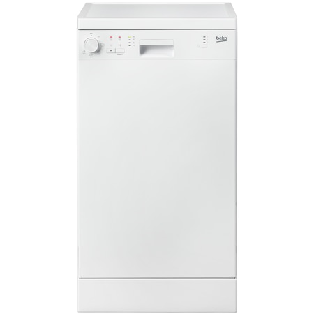 Masina de spalat vase Beko DFS05011W, 10 seturi, 5 programe, Clasa A+, 45 cm, Alb