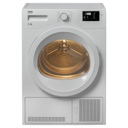 Uscator de rufe Beko DU7133GA0, Condensare, 7 kg, 16 Programe, Clasa B, OptiSense, Baby Protect, Alb
