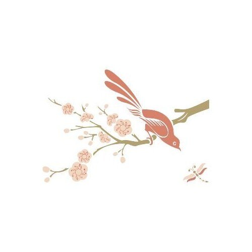 Sticker decorativ Primavara, 100 x 70 cm