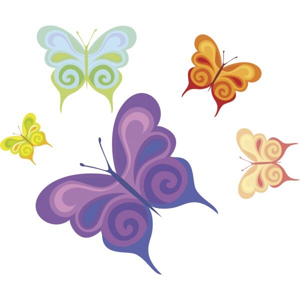 Sticker decorativ Flu Flu, 100 x 84 cm