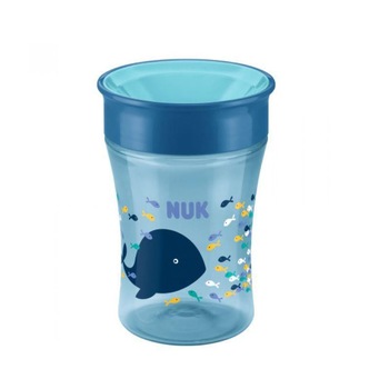 Cana anti curgere Nuk Magic Cup 255248, Albastru 8+ luni Cana anti curgere Nuk Magic Cup 255248, Albastru 8+ luni