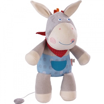 Magarus cu cutie muzicala, Haba, Eddy, 0luni+ Magarus cu cutie muzicala, Haba, Eddy, 0luni+