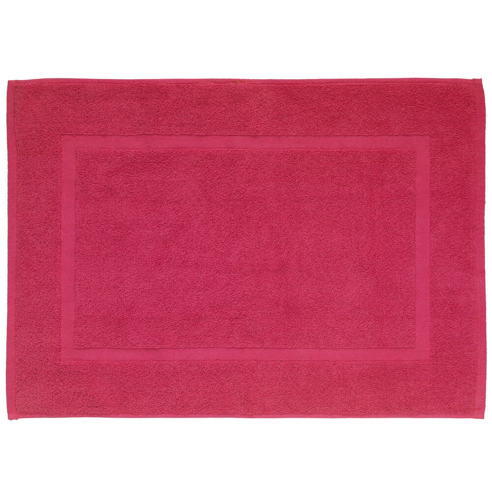 Covoras de baie Wenko Terry Paradise, Bumbac, 70x50 cm, Rosu