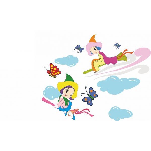 Sticker decorativ Magicieni, 130 x 103 cm