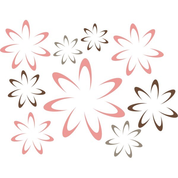 Sticker decorativ Decoratii, 130 x 107 cm