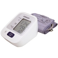 Tensiometru de brat complet automat Omron M2, Tehnologie Intellisense, Aparat validat clinic, Alb/Gri + Adaptor