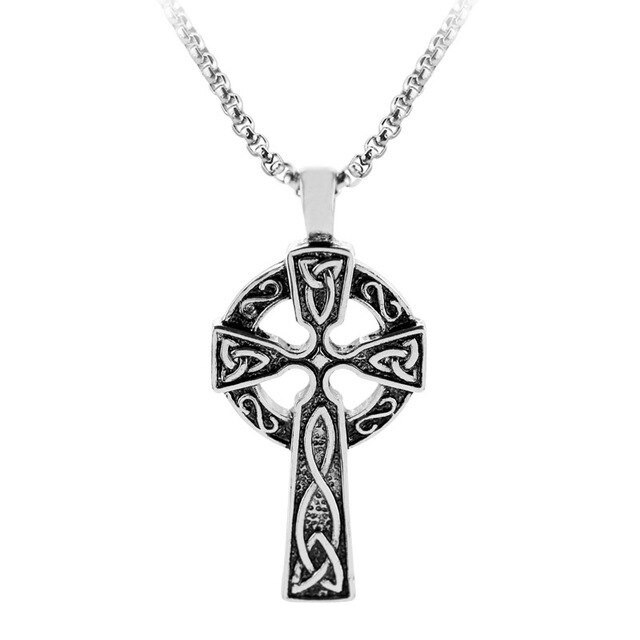 Pandantiv Medalion Lantisor Colier Cruce