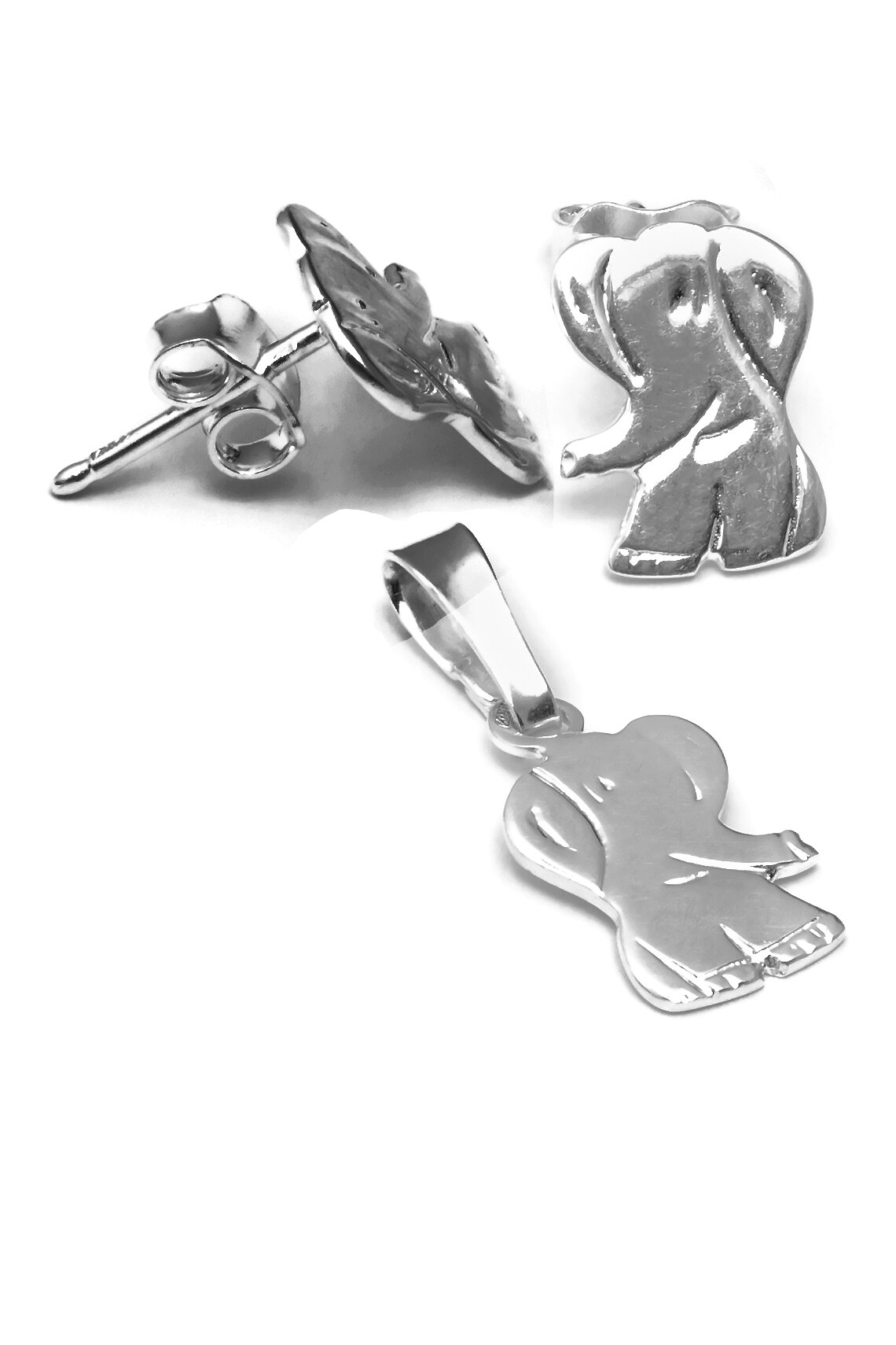Set din argint 925, Eurosilver, fara pietre, alb