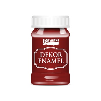 Vopsea decor email Pentart - bordo, 100 ml Vopsea decor email Pentart - bordo, 100 ml