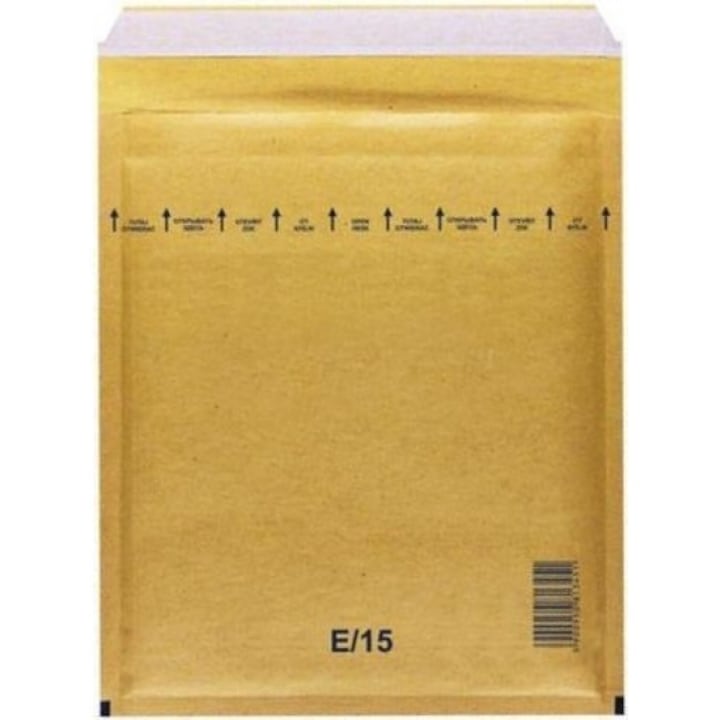Plicuri cu Bule Antisoc E15, cu Dimensiunea 240 x 275 mm, 100 buc/set - Hartie Kraft 80 gr/m2, Lipire Autoadeziva BrandPaper