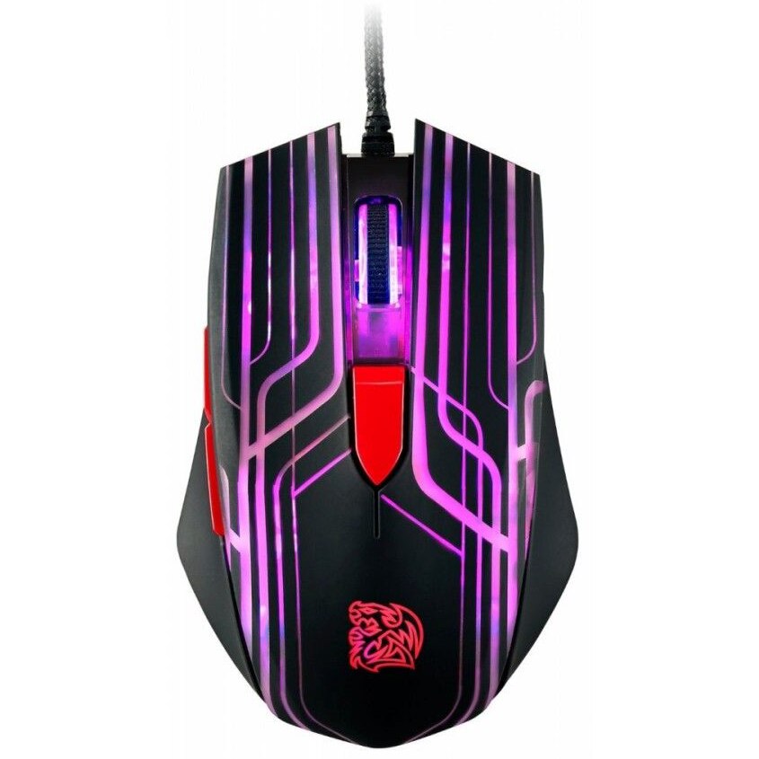 Mouse gaming Thermaltake Talon, Black