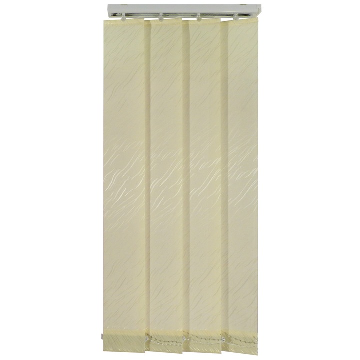 Jaluzele verticale 127mm, L80 x H240cm, material Julia 0, Galben