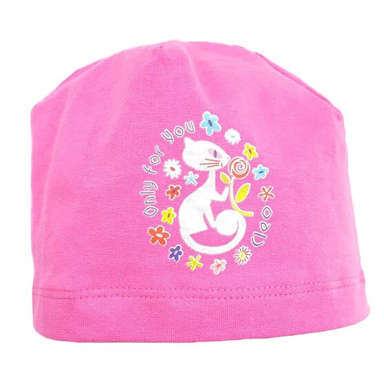 Fes Mic Pitic C134 cu imprimeu pisicuta, Ciclamen