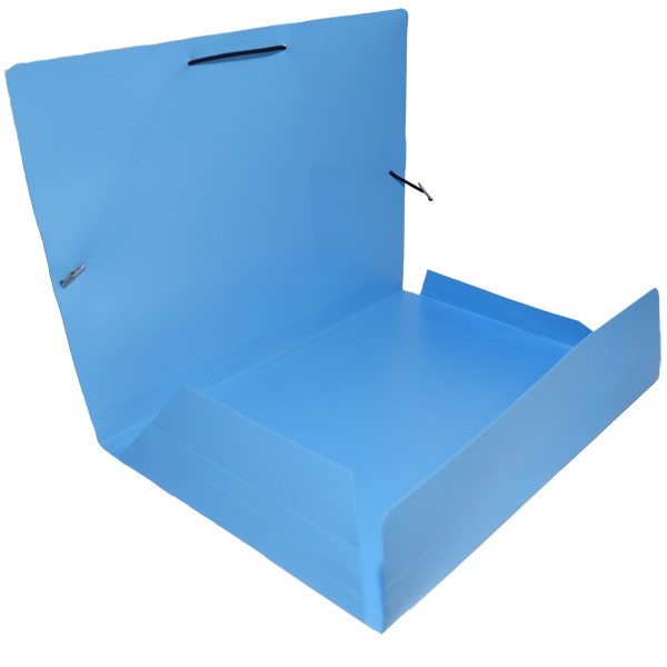 Mapa NEBO plastic cu elastic format A4 mata Albastra , Robentoys