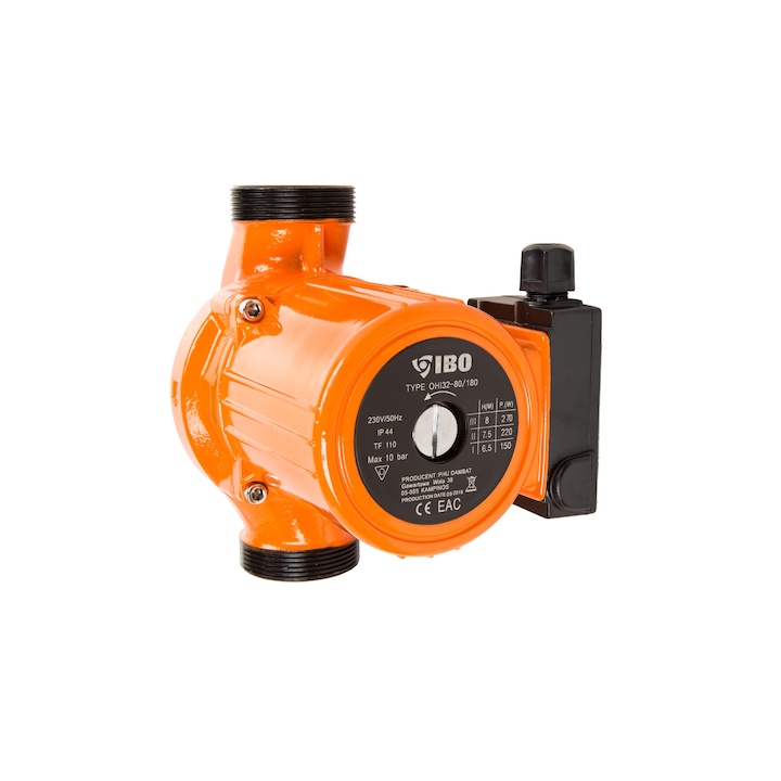 Ibo Dambat OHI32-60 / 180 Recirkulációs Szivattyú, 6m, 55l / min, 93W, IB030025