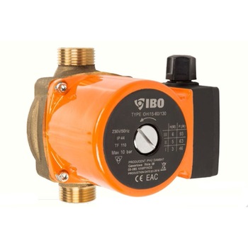 Pompa de recirculare apa curata Ibo Dambat IB030019, 46-93 W, 230 V, 55 l/min debit maxim, 6 m inaltime refulare, 6 m adancime absorbtie, 10 bar presiune maxima Pompa de recirculare apa curata Ibo Dambat IB030019, 46-93 W, 230 V, 55 l/min debit maxim, 6 m inaltime refulare, 6 m adancime absorbtie, 10 bar presiune maxima